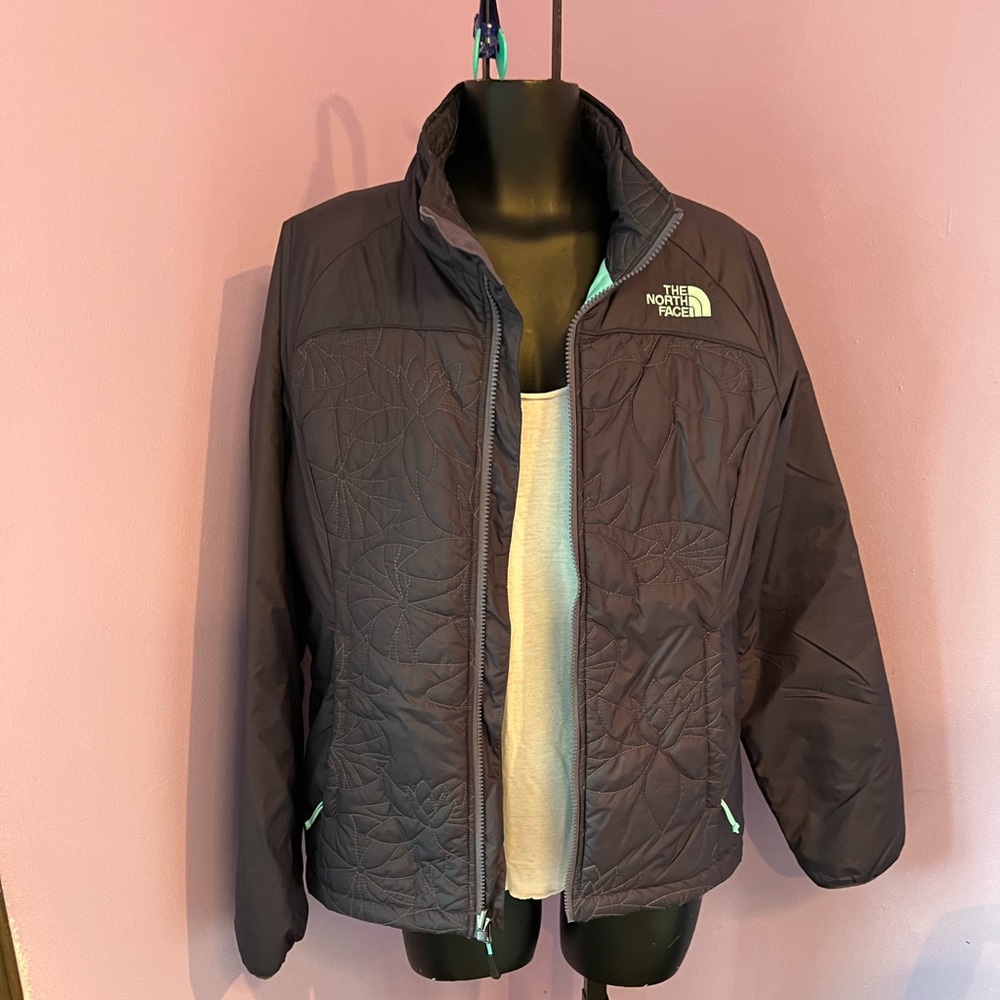 Purple & Teal North Face Jacket - Cozy